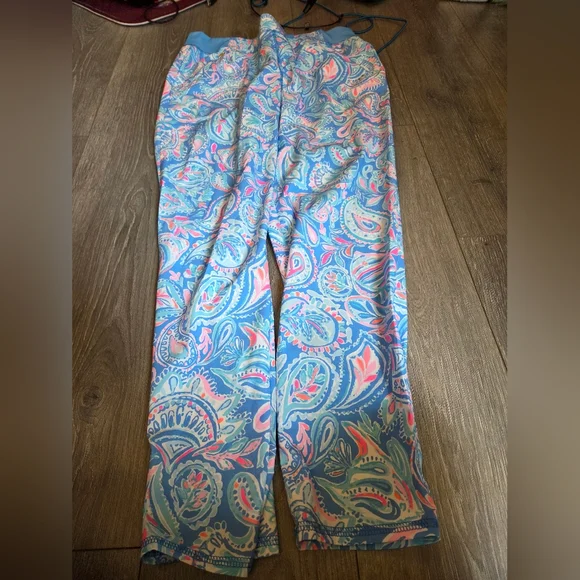 Lilly Pulitzer Luxletic Run Around Pants Medium - Picture 1 of 5